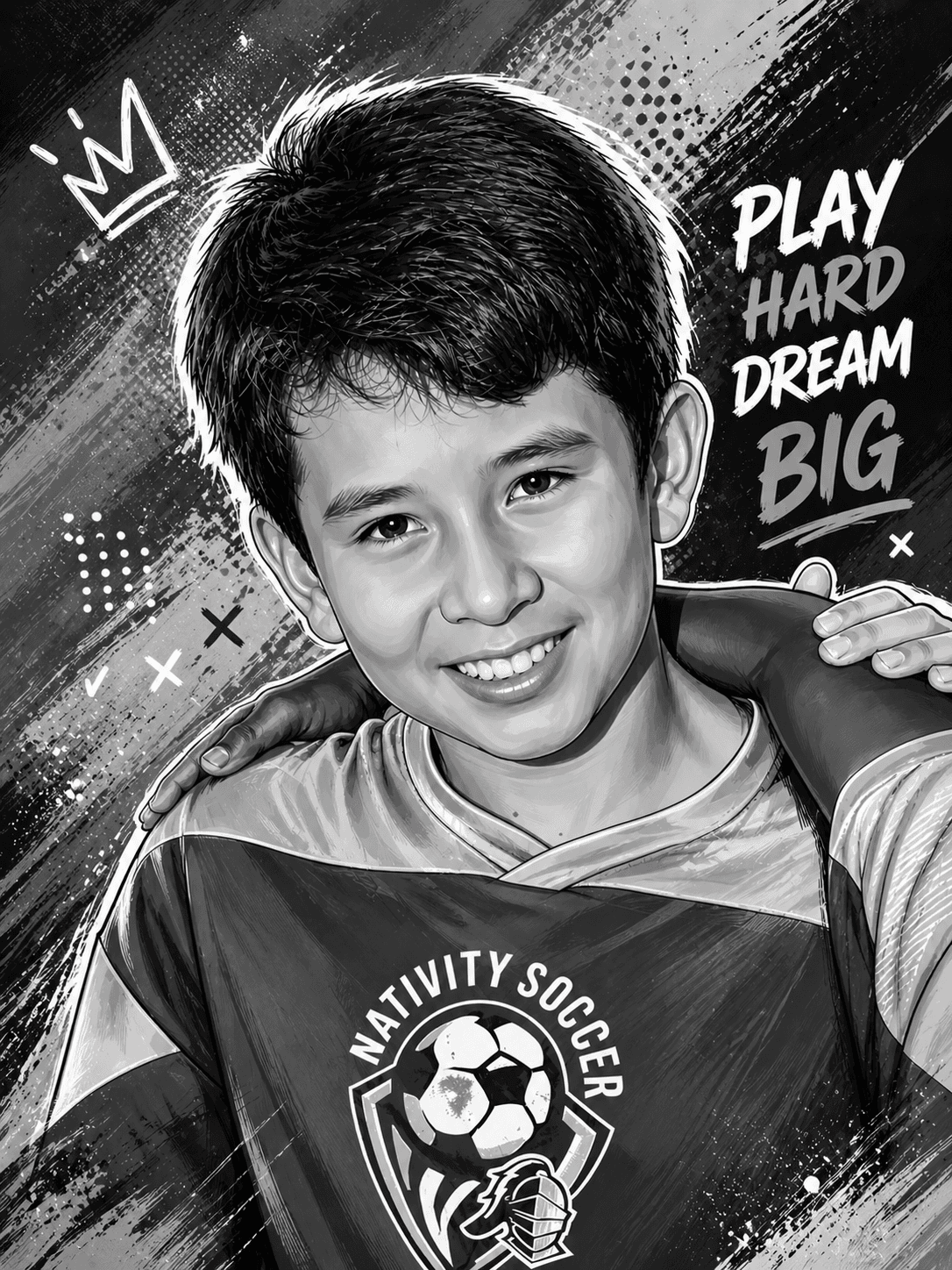 Piero Carpio portrait artwork